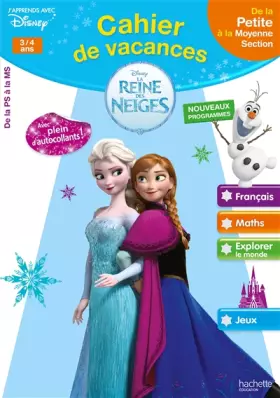 Couverture du produit · Cahier de vacances la Reine des Neiges - de la PS à la MS - Cahier de vacances