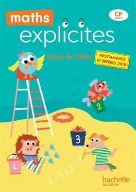 Couverture du produit · Maths Explicites CP - Fichier élève avec mémo - Edition 2019