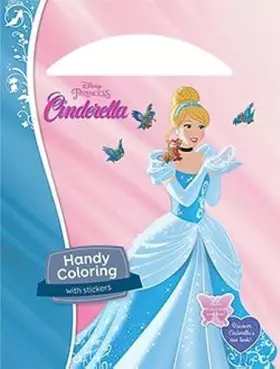 Couverture du produit · Princess Cinderella Handy Coloring (with stickers)