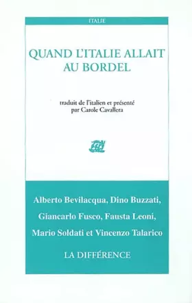 Couverture du produit · Quand l'Italie allait au bordel
