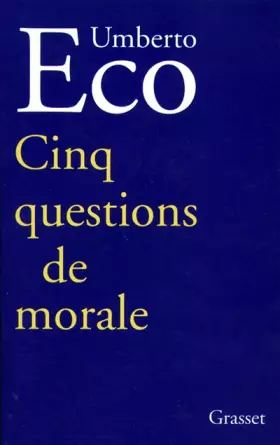 Couverture du produit · Cinq questions de morale