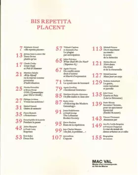 Couverture du produit · Bis repetita placent