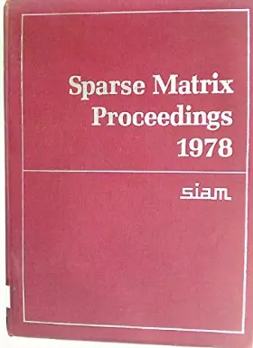 Couverture du produit · Sparse Matrix Proceedings 1978