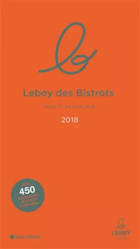 Couverture du produit · Le Lebey des bistrots 2018