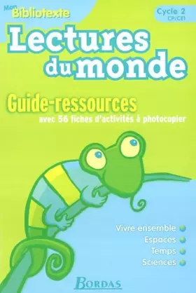 Couverture du produit · Lectures du monde : Mon bibliotexte, cycle 2 (Manuel du professeur)