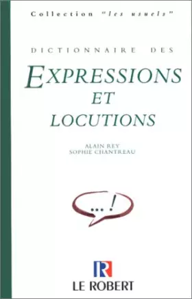 Couverture du produit · Dictionnaire des expressions et locutions