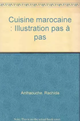 Couverture du produit · Cuisine marocaine : Illustration pas à pas