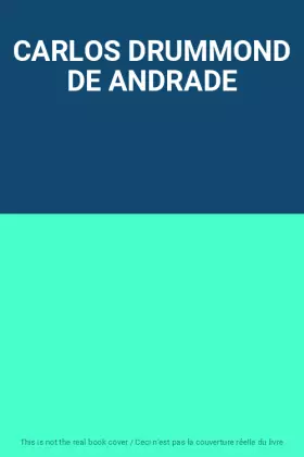 Couverture du produit · CARLOS DRUMMOND DE ANDRADE