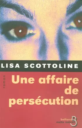Couverture du produit · Une affaire de persécution