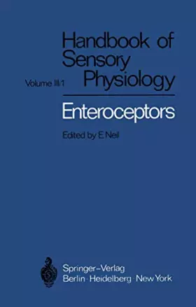 Couverture du produit · Enteroceptors (Handbook of Sensory Physiology, 3 / 1)