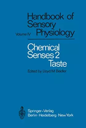 Couverture du produit · Taste (Handbook of Sensory Physiology, 4 / 2)