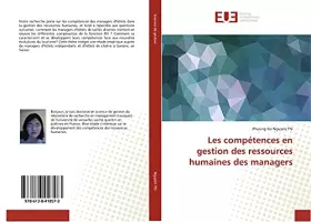 Couverture du produit · Les competences en gestion des ressources humaines des managers