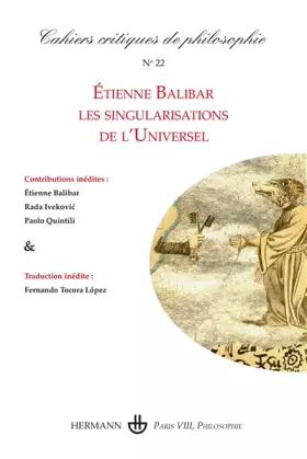 Couverture du produit · Cahiers critiques de philosophie n° 22