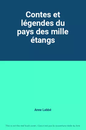Couverture du produit · Contes et légendes du pays des mille étangs
