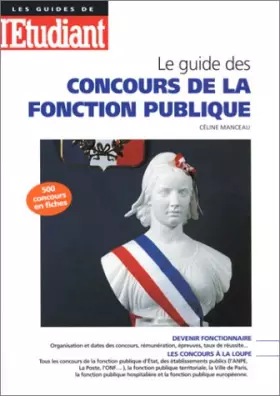 Couverture du produit · Le guide des concours de la fonction publique, édition 2000
