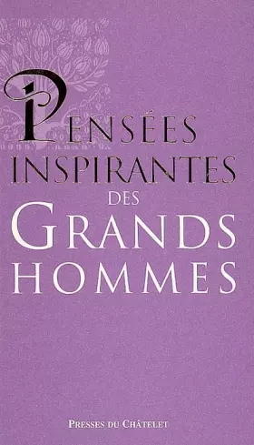 Couverture du produit · Pensées inspirantes des grands hommes