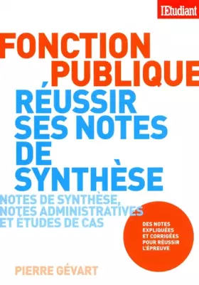 Couverture du produit · REUSSIR SES NOTES DE SYNTHESE