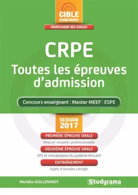 Couverture du produit · Crpe toutes les épreuves d'admission
