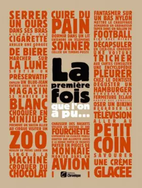 Couverture du produit · La première fois que l'on a pu...