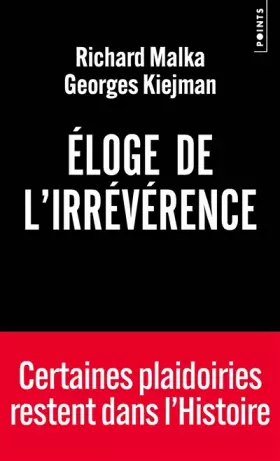Couverture du produit · Eloge de l'irrévérence
