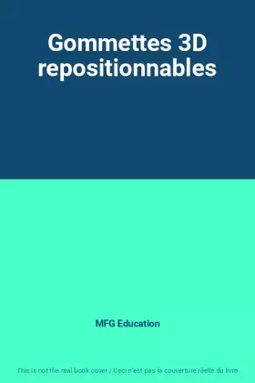 Couverture du produit · Gommettes 3D repositionnables