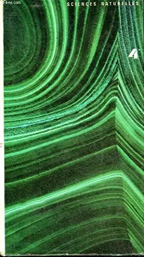 Couverture du produit · SCIENCES NATURELLES 4E.