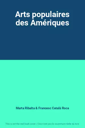 Couverture du produit · Arts populaires des Amériques