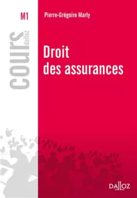 Couverture du produit · Droit des assurances - 1re édition: Cours
