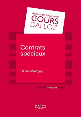 Couverture du produit · Contrats spéciaux
