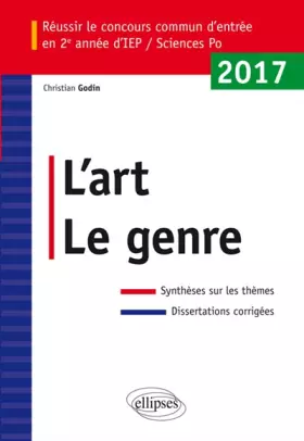 Couverture du produit · l'Art le Genre Entrée IEP 2017 2e Année