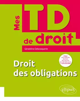 Couverture du produit · Droit des obligations