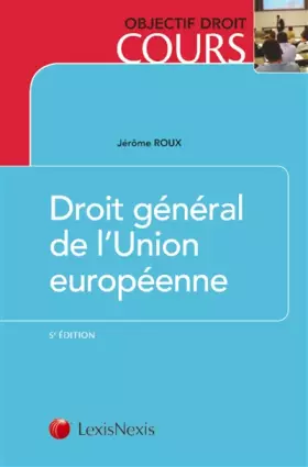 Couverture du produit · Droit général de l'union européenne