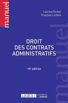 Couverture du produit · Droit des contrats administratifs