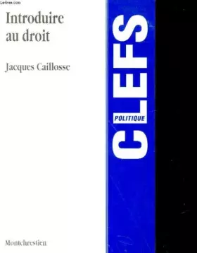 Couverture du produit · Introduire au droit