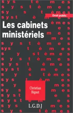 Couverture du produit · Les cabinets ministériels