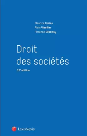 Couverture du produit · Droit des sociétés