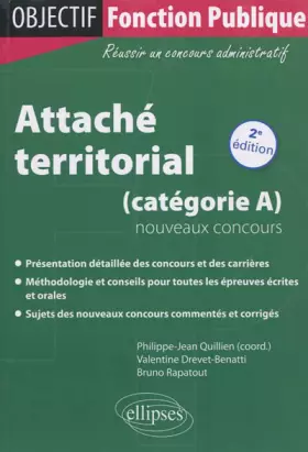 Couverture du produit · Attaché Territorial Nouveaux Concours Catégorie A