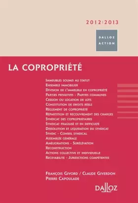 Couverture du produit · La copropriété 2012/2013 - 8e éd.: Dalloz Action