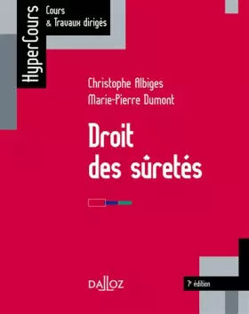 Couverture du produit · Droit des sûretés