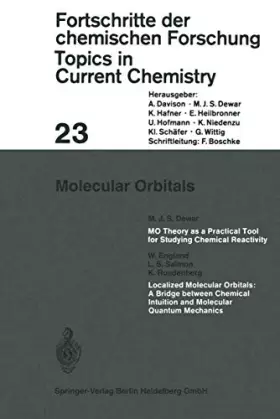 Couverture du produit · Molecular Orbitals (Topics in Current Chemistry, 23, Band 23)