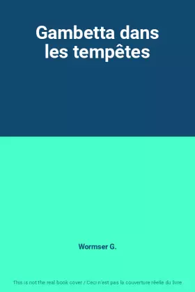 Couverture du produit · Gambetta dans les tempêtes
