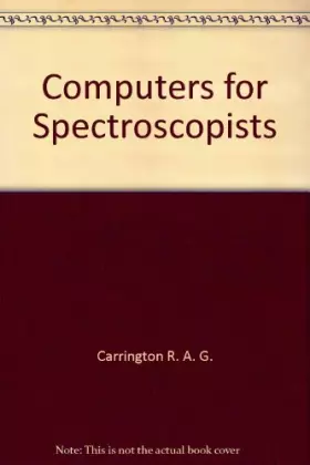 Couverture du produit · Computers for Spectroscopists