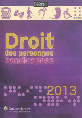 Couverture du produit · Droit des personnes handicapées