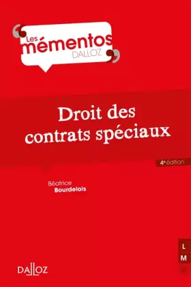 Couverture du produit · Droit des contrats spéciaux