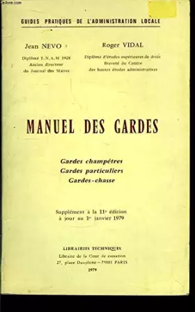 Couverture du produit · Manuel des Gardes.