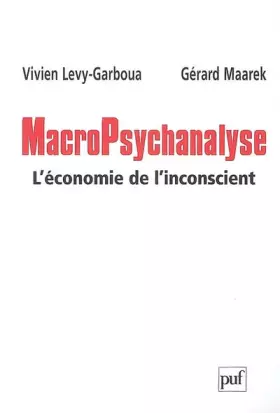 Couverture du produit · Macropsychanalyse: L'économie de l'inconscient