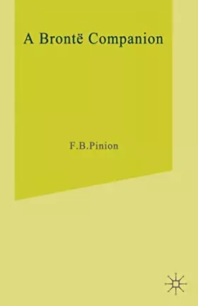 Couverture du produit · A Bronte Companion: Literary Assessment, Background and Reference