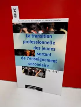 Couverture du produit · La transition professionnelle des jeunes sortant de l'enseignement secondaire