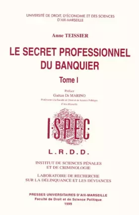 Couverture du produit · Le secret professionnel du banquier