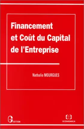 Couverture du produit · Financement et coût du capital de l'entreprise